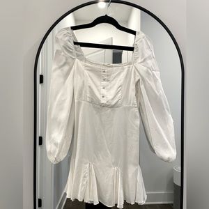 Lani the label white long sleeve dress